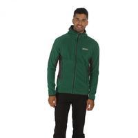 addison iii hooded fleece hunter green grey