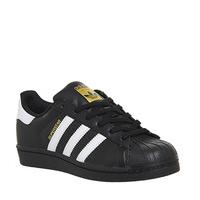 Adidas Superstar GS BLACK WHITE FOUNDATION