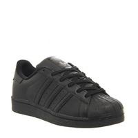 adidas superstar gs black mono