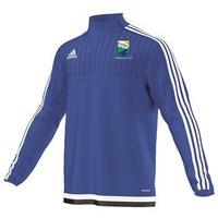 adidas Club Bunbrosna GAA Tiro 15 Quarter Zip - Youth - Royal