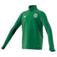 adidas Club Lurgan No.1 Celtic Supporters Tiro 17 Training Top - Youth - Green/Black/White
