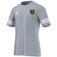 adidas County Kilkenny GAA Entrada 14 Tee - Youth - Silver/White