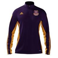 adidas Club FR Murphys GAA Mi Team 14 Quarter Zip - Youth - Collegiate Purple/Collegiate Gold