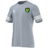 adidas County Leinster GAA Entrada 14 Tee - Youth - Silver/White