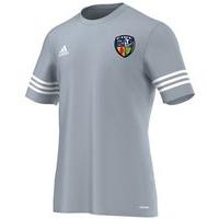 adidas County Ireland GAA Entrada 14 Tee - Youth - Silver/White