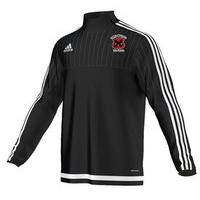 adidas club lower maze fc tiro 15 quarter zip youth black