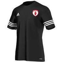 adidas County Tyrone GAA Entrada 14 Tee - Youth - Black/White