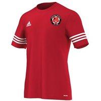 adidas club derryhirk united fc entrada 14 tee youth redwhite