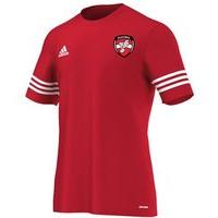 adidas County Derry Entrada 14 Tee - Youth - Red/White