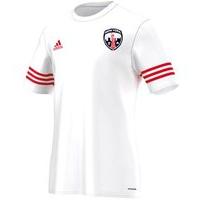 adidas County New York GAA Entrada 14 Tee - Youth - White/Red