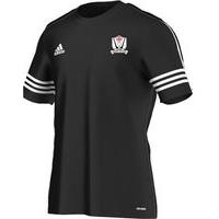 adidas Club Ardoyne Kickhams GAA Entrada 14 Tee - Youth - Black/White