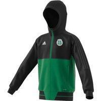 adidas Club Lurgan No.1 Celtic Supporters Tiro 17 Presentation Jacket - Youth - Black/Green