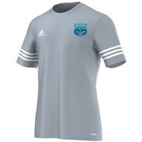 adidas Club Ballinahinch GAA Entrada 14 Tee - Youth - Silver/White