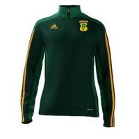 adidas Club Kilcock Ladies GFC Mi Team 14 Quarter Zip - Youth - Forest Green/Twilight Green/Collegiate Gold