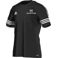 adidas Club Elevation Fitness Entrada 14 Tee - Youth - Black/White