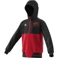 adidas Club Ballingeary GAA Tiro 17 Presentation Jacket - Youth - Black/Red