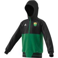 adidas Club Skellig Rangers GAA Tiro 17 Presentation Jacket - Youth - Black/Green