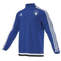 adidas club craigavon city fc tiro 15 quarter zip youth royal