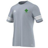 adidas Club Northern Ireland FC Entrada 14 Tee - Youth - Silver/White