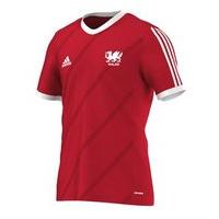 adidas Club Wales FC Tabela 14 Tee - Youth - Red/White