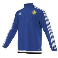 adidas club drumaness mills fc tiro 15 quarter zip youth royal