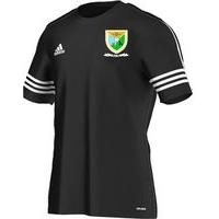 adidas Club Eire Og Roscommon GAA Entrada 14 Tee - Youth - Black/White