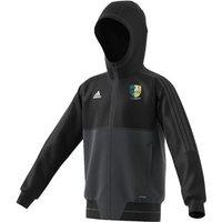 adidas Club St Declans GAA Tiro 17 Presentation Jacket - Youth - Black/Grey