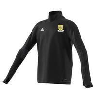 adidas Club Clonmel Town FC Schoolboys Tiro 17 Training Top - Youth - Black/Dark Grey/White