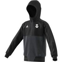 adidas Club Drumalee GFC Tiro 17 Presentation Jacket - Youth - Black/Grey