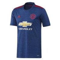 adidas Manchester United FC Official 2016/17 SS Away Jersey - Youth - Royal/Red