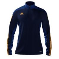 adidas mi team 14 plain quarter zip youth new navycobaltcollegiate gol ...