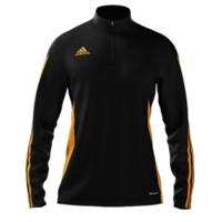 adidas mi team 14 plain quarter zip youth blackcollegiate gold