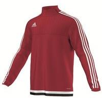 adidas Tiro 15 Plain Quarter Zip - Youth - Red