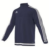 adidas tiro 15 plain quarter zip youth navy