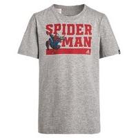 adidas Disney Spiderman Graphic Cotton Tee - Boys - Mid Grey Heather
