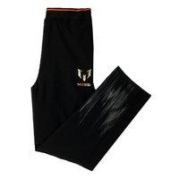 adidas Messi Woven Closed Hem Pants - Youth - Black/Solar Red