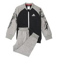 adidas Disney Marvel Avengers Full Zip Hoodie Set - Boys - Black/Medium Grey Heather/White