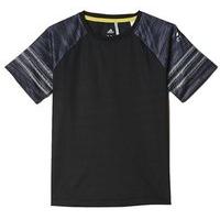 adidas boys training tee boys blackvista grey