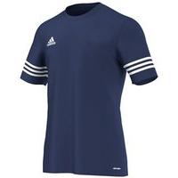 adidas Entrada 14 Plain Tee - Youth - Navy