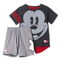 adidas Disney Mickey Mouse Summer Set - Infant Boys - Utility Black/Scarlet
