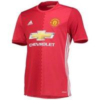 adidas manchester united home football jersey 201617 youth red