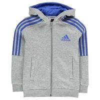 adidas 3S Logo Full Zip Hoody Junior Boys