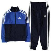 adidas Tiberio Closed Hem Tracksuit Junior Boys