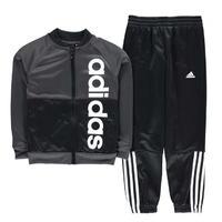 adidas Lin Logo Polyester Tracksuit Junior Boys