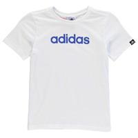 adidas Linear Logo T Shirt Junior Boys