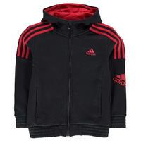 adidas 3s logo full zip hoody junior boys