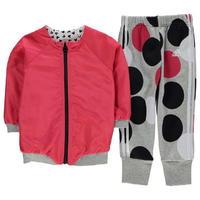 adidas Three Stripe Jogger Tracksuit Infant Girls