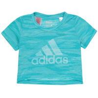 adidas AeroKnit T Shirt Junior Girls