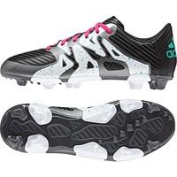 adidas X 15.3 Firm Ground Football Boots - Kids Black