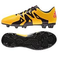 adidas X 15.3 Firm Ground Football Boots - Kids - Gold